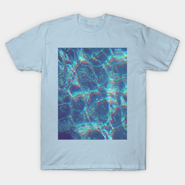 Seapunk Vaporwave Glitch Beach T-Shirt by DankFutura